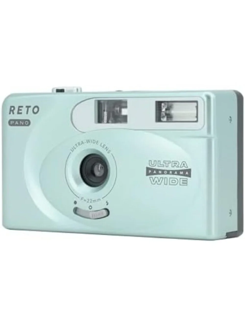 35mm Film Camera with 22mm Wide Lens, Panorama & Cinematic Modes - Metallic Mint